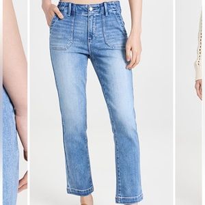 PAIGE mayslie straight leg jeans